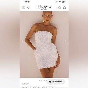 ROSALINE MINI DRESS - WHITE